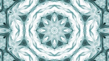 Soyut boya fırça mürekkep patlayabilir formanın düzgün kavramı simetrik desen süs dekoratif Kaleidoscope hareketi geometrik daire ve yıldız şekiller