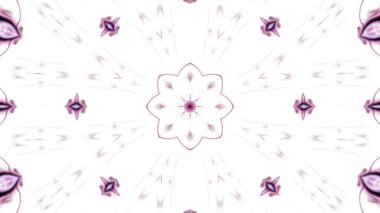 Soyut boya fırça mürekkep patlayabilir formanın düzgün kavramı simetrik desen süs dekoratif Kaleidoscope hareketi geometrik daire ve yıldız şekiller