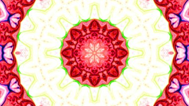 Soyut boya fırça mürekkep patlayabilir formanın düzgün kavramı simetrik desen süs dekoratif Kaleidoscope hareketi geometrik daire ve yıldız şekiller