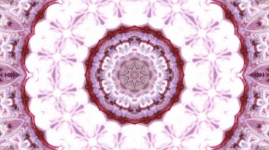 Soyut boya fırça mürekkep patlayabilir formanın düzgün kavramı simetrik desen süs dekoratif Kaleidoscope hareketi geometrik daire ve yıldız şekiller