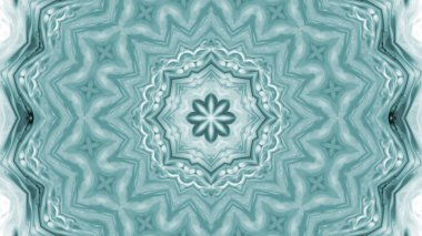 Soyut boya fırça mürekkep patlayabilir formanın düzgün kavramı simetrik desen süs dekoratif Kaleidoscope hareketi geometrik daire ve yıldız şekiller