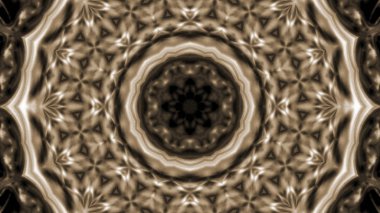 Soyut boya fırça mürekkep patlayabilir formanın düzgün kavramı simetrik desen süs dekoratif Kaleidoscope hareketi geometrik daire ve yıldız şekiller