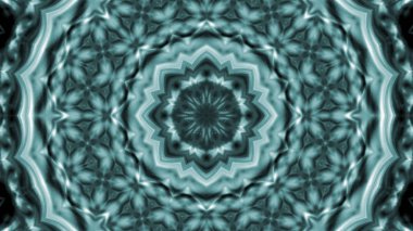 Soyut boya fırça mürekkep patlayabilir formanın düzgün kavramı simetrik desen süs dekoratif Kaleidoscope hareketi geometrik daire ve yıldız şekiller