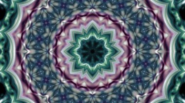 Soyut boya fırça mürekkep patlayabilir formanın düzgün kavramı simetrik desen süs dekoratif Kaleidoscope hareketi geometrik daire ve yıldız şekiller