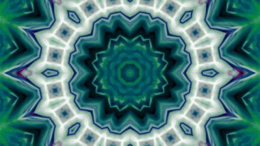 Soyut boya fırça mürekkep patlayabilir formanın düzgün kavramı simetrik desen süs dekoratif Kaleidoscope hareketi geometrik daire ve yıldız şekiller