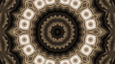 Soyut boya fırça mürekkep patlayabilir formanın düzgün kavramı simetrik desen süs dekoratif Kaleidoscope hareketi geometrik daire ve yıldız şekiller