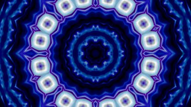 Soyut boya fırça mürekkep patlayabilir formanın düzgün kavramı simetrik desen süs dekoratif Kaleidoscope hareketi geometrik daire ve yıldız şekiller