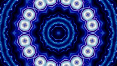 Soyut boya fırça mürekkep patlayabilir formanın düzgün kavramı simetrik desen süs dekoratif Kaleidoscope hareketi geometrik daire ve yıldız şekiller