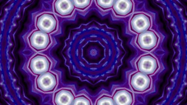 Soyut boya fırça mürekkep patlayabilir formanın düzgün kavramı simetrik desen süs dekoratif Kaleidoscope hareketi geometrik daire ve yıldız şekiller