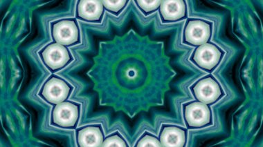 Soyut boya fırça mürekkep patlayabilir formanın düzgün kavramı simetrik desen süs dekoratif Kaleidoscope hareketi geometrik daire ve yıldız şekiller