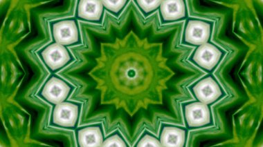 Soyut boya fırça mürekkep patlayabilir formanın düzgün kavramı simetrik desen süs dekoratif Kaleidoscope hareketi geometrik daire ve yıldız şekiller