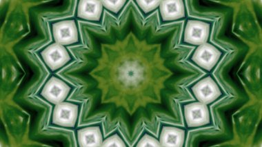 Soyut boya fırça mürekkep patlayabilir formanın düzgün kavramı simetrik desen süs dekoratif Kaleidoscope hareketi geometrik daire ve yıldız şekiller