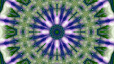 Soyut boya fırça mürekkep patlayabilir formanın düzgün kavramı simetrik desen süs dekoratif Kaleidoscope hareketi geometrik daire ve yıldız şekiller