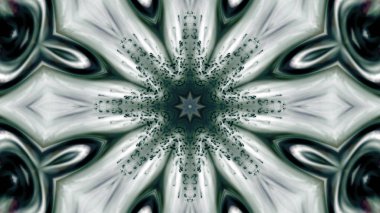 Soyut boya fırça mürekkep patlayabilir formanın düzgün kavramı simetrik desen süs dekoratif Kaleidoscope hareketi geometrik daire ve yıldız şekiller