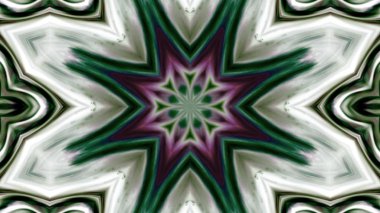 Soyut boya fırça mürekkep patlayabilir formanın düzgün kavramı simetrik desen süs dekoratif Kaleidoscope hareketi geometrik daire ve yıldız şekiller