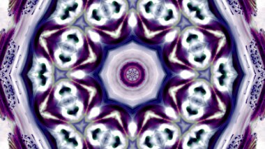 Soyut boya fırça mürekkep patlayabilir formanın düzgün kavramı simetrik desen süs dekoratif Kaleidoscope hareketi geometrik daire ve yıldız şekiller