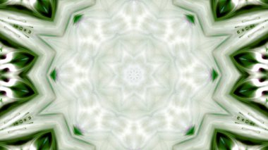 Soyut boya fırça mürekkep patlayabilir formanın düzgün kavramı simetrik desen süs dekoratif Kaleidoscope hareketi geometrik daire ve yıldız şekiller