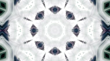 Soyut boya fırça mürekkep patlayabilir formanın düzgün kavramı simetrik desen süs dekoratif Kaleidoscope hareketi geometrik daire ve yıldız şekiller