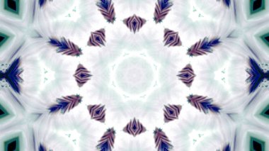 Soyut boya fırça mürekkep patlayabilir formanın düzgün kavramı simetrik desen süs dekoratif Kaleidoscope hareketi geometrik daire ve yıldız şekiller