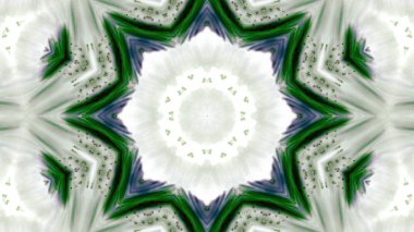 Soyut boya fırça mürekkep patlayabilir formanın düzgün kavramı simetrik desen süs dekoratif Kaleidoscope hareketi geometrik daire ve yıldız şekiller