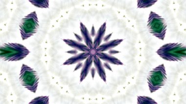 Soyut boya fırça mürekkep patlayabilir formanın düzgün kavramı simetrik desen süs dekoratif Kaleidoscope hareketi geometrik daire ve yıldız şekiller