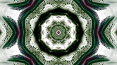 Soyut boya fırça mürekkep patlayabilir formanın düzgün kavramı simetrik desen süs dekoratif Kaleidoscope hareketi geometrik daire ve yıldız şekiller