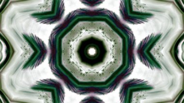 Soyut boya fırça mürekkep patlayabilir formanın düzgün kavramı simetrik desen süs dekoratif Kaleidoscope hareketi geometrik daire ve yıldız şekiller