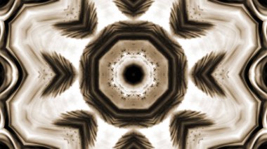 Soyut boya çiçek dürbünü