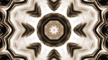 Soyut boya çiçek dürbünü