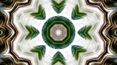 Soyut boya çiçek dürbünü