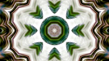 Soyut boya çiçek dürbünü