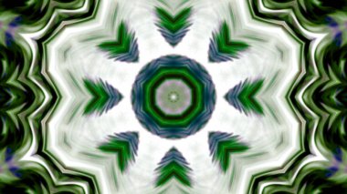 Soyut boya çiçek dürbünü