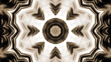 Soyut boya çiçek dürbünü