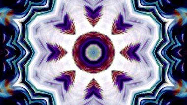 Soyut boya çiçek dürbünü