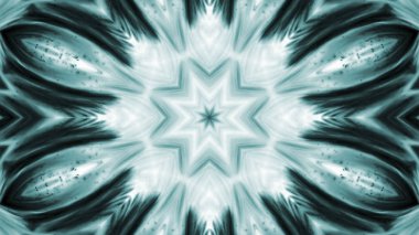 Soyut boya fırça mürekkep patlayabilir formanın düzgün kavramı simetrik desen süs dekoratif Kaleidoscope hareketi geometrik daire ve yıldız şekiller