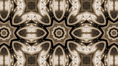 Soyut boya fırça mürekkep patlayabilir formanın düzgün kavramı simetrik desen süs dekoratif Kaleidoscope hareketi geometrik daire ve yıldız şekiller