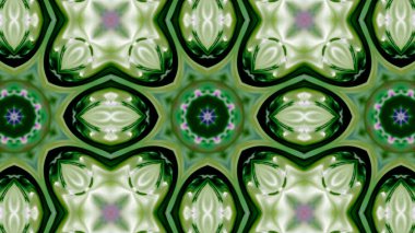 Soyut boya fırça mürekkep patlayabilir formanın düzgün kavramı simetrik desen süs dekoratif Kaleidoscope hareketi geometrik daire ve yıldız şekiller