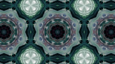 Soyut boya fırça mürekkep patlayabilir formanın düzgün kavramı simetrik desen süs dekoratif Kaleidoscope hareketi geometrik daire ve yıldız şekiller