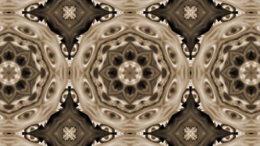 Soyut boya fırça mürekkep patlayabilir formanın düzgün kavramı simetrik desen süs dekoratif Kaleidoscope hareketi geometrik daire ve yıldız şekiller