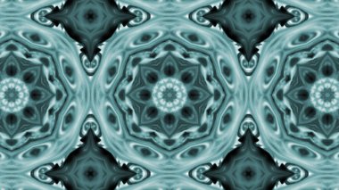 Soyut boya fırça mürekkep patlayabilir formanın düzgün kavramı simetrik desen süs dekoratif Kaleidoscope hareketi geometrik daire ve yıldız şekiller