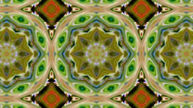 Soyut boya çiçek dürbünü