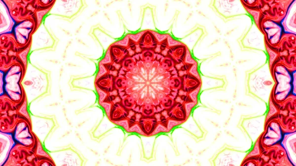 Soyut boya fırça mürekkep patlayabilir formanın düzgün kavramı simetrik desen süs dekoratif Kaleidoscope hareketi geometrik daire ve yıldız şekiller