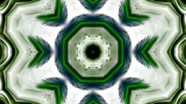 Soyut boya fırça mürekkep patlayabilir formanın düzgün kavramı simetrik desen süs dekoratif Kaleidoscope hareketi geometrik daire ve yıldız şekiller