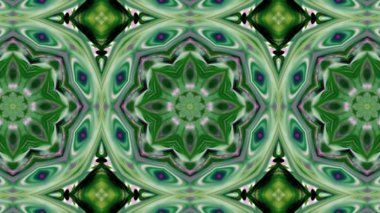 Soyut boya fırça mürekkep patlayabilir formanın düzgün kavramı simetrik desen süs dekoratif Kaleidoscope hareketi geometrik daire ve yıldız şekiller