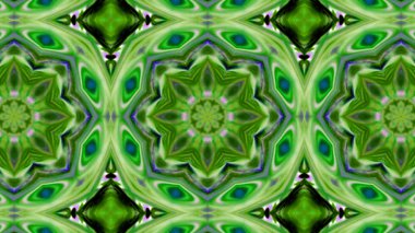 Soyut boya fırça mürekkep patlayabilir formanın düzgün kavramı simetrik desen süs dekoratif Kaleidoscope hareketi geometrik daire ve yıldız şekiller