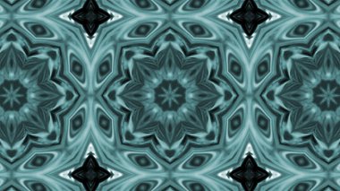 Soyut boya fırça mürekkep patlayabilir formanın düzgün kavramı simetrik desen süs dekoratif Kaleidoscope hareketi geometrik daire ve yıldız şekiller