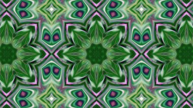 Soyut boya fırça mürekkep patlayabilir formanın düzgün kavramı simetrik desen süs dekoratif Kaleidoscope hareketi geometrik daire ve yıldız şekiller