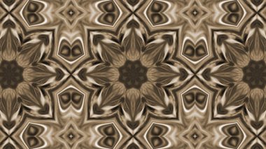 Soyut boya fırça mürekkep patlayabilir formanın düzgün kavramı simetrik desen süs dekoratif Kaleidoscope hareketi geometrik daire ve yıldız şekiller