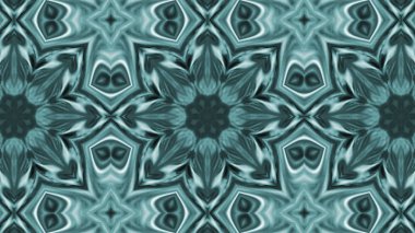 Soyut boya fırça mürekkep patlayabilir formanın düzgün kavramı simetrik desen süs dekoratif Kaleidoscope hareketi geometrik daire ve yıldız şekiller