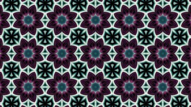 Soyut boya fırça mürekkep patlayabilir formanın düzgün kavramı simetrik desen süs dekoratif Kaleidoscope hareketi geometrik daire ve yıldız şekiller